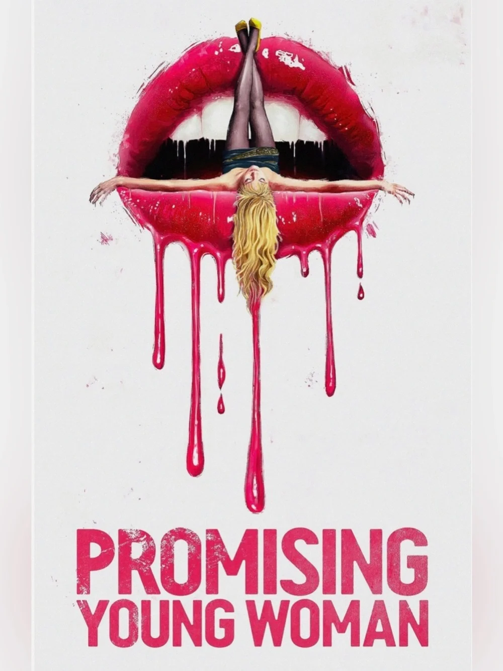 Promising Young Woman Lipstick Poster Print